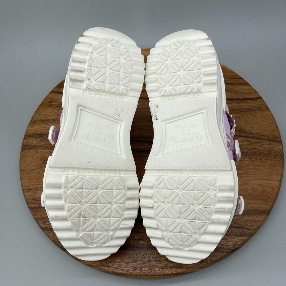 Converse Run Star Utility CX Sandals Womens Size 10 Purple Chunky Platform Shoes - Picture 7 of 9